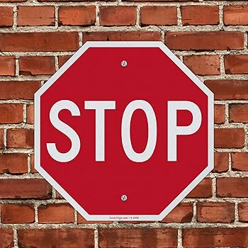 STOP ロードサイン Amazon.co.jp: Municipal Supply and Sign Co 30 x