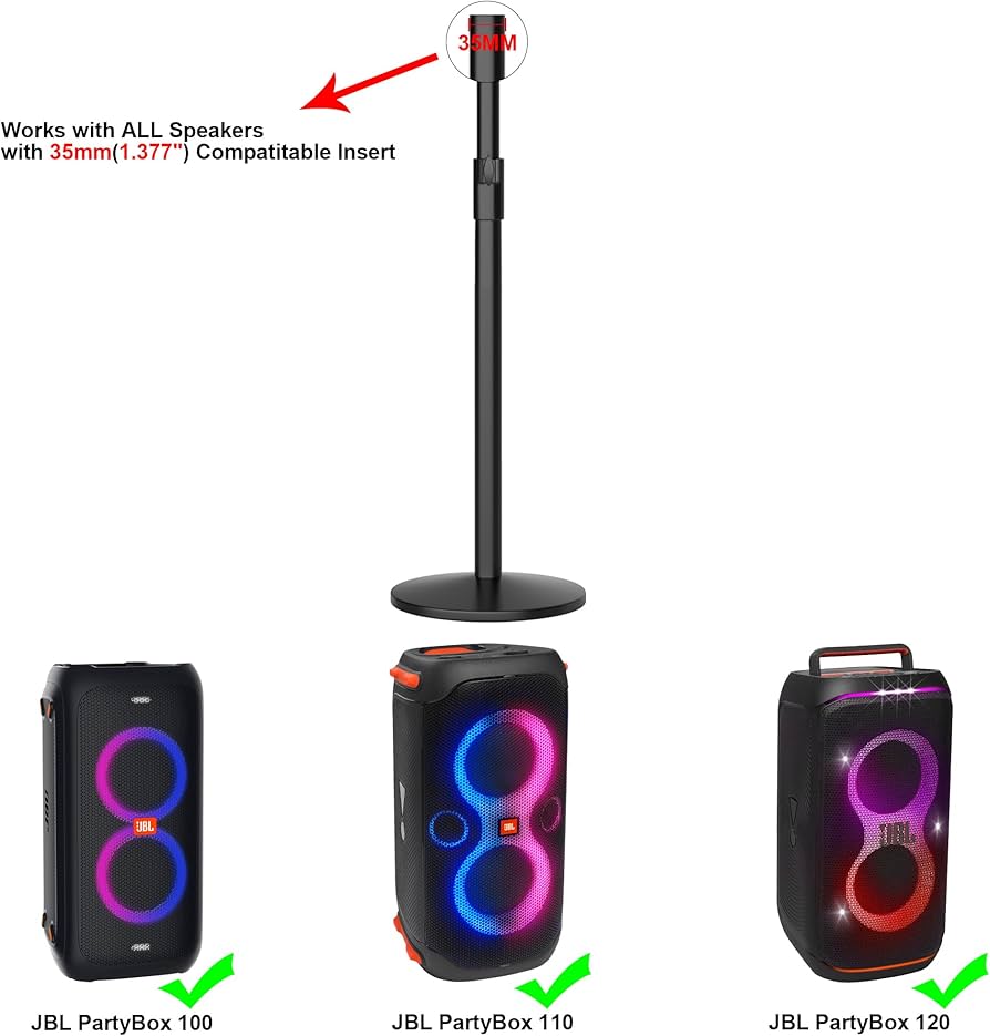 Amazon.com: Speaker Stand for JBL Partybox 110, All Metal Heavy