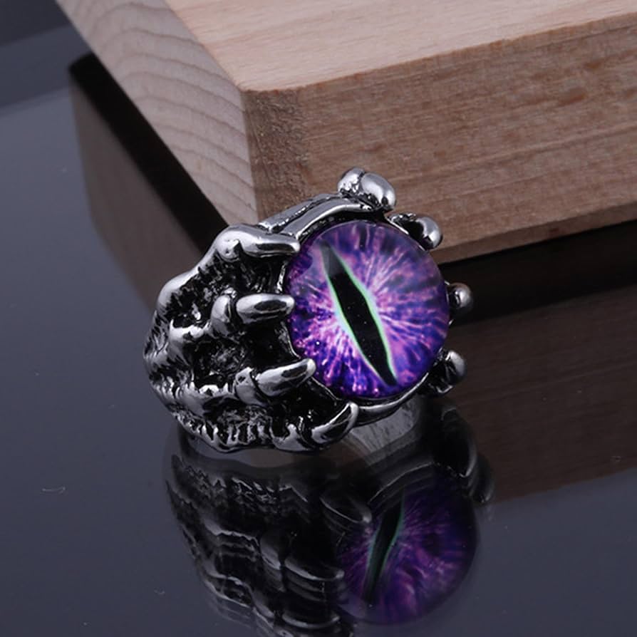 Amazon.co.jp: [ZORZA] 邪眼の指輪 | ゴシッククローアイパンクデビル