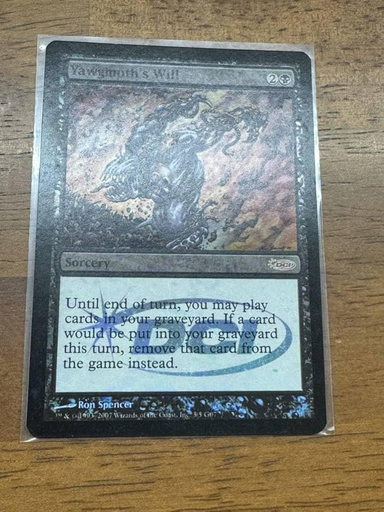 ヨーグモスの意志 ジャッジ褒賞 foil / Yawgmoth's Will Amazon.co.jp