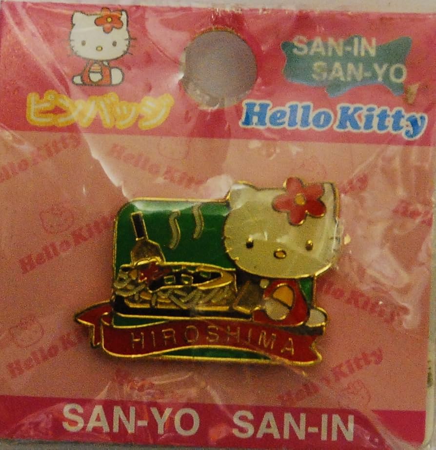 Amazon | サンリオ（SANRIO) ハローキティ山陽山陰 KITTY ピンバッジ