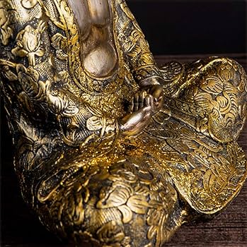 Amazon｜タイの仏像、平和の調和の像を瞑想するタイの仏像宗教的な装飾