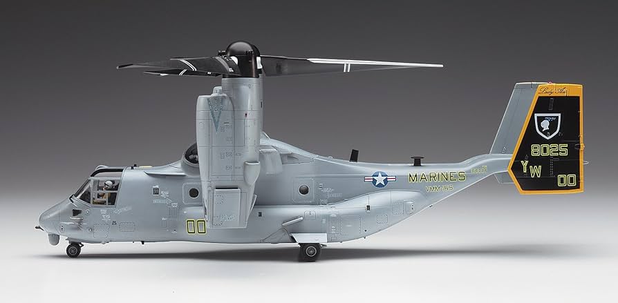 Amazon.com: Hasegawa 1:72 Scale MV-22B Osprey Model Kit : Arts