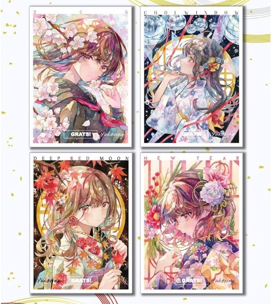 GRATS！スリーブ ゆこりん 優子鈴 グラッツ ゆうこりん 4セット Amazon