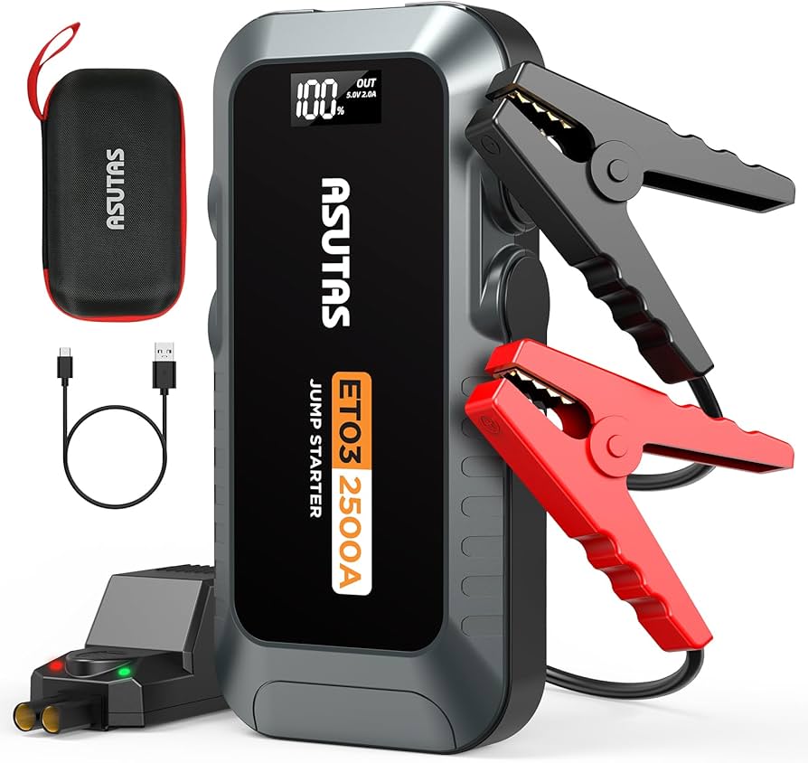 Amazon | ASUTAS ジャンプスターター 21800mAh 大容量 ディスプレイ