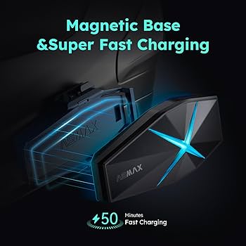 Amazon.com: ASMAX F1 Motorcycle Bluetooth Headset 1 Set, with