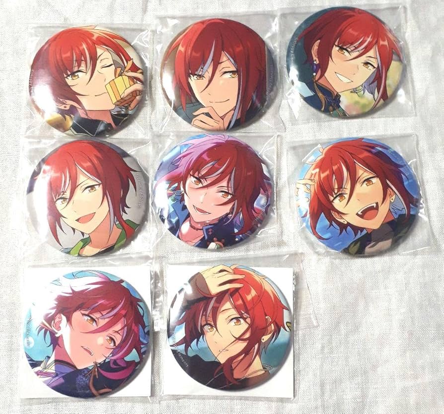 あんスタ 五奇人 逆先夏目 良い 缶バッジ あんスタ 五奇人 逆先夏目 缶