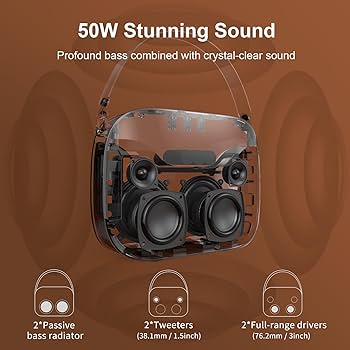 Amazon.co.jp: DOSS SoundBox H100 Bluetoothスピーカー 50W出力 大