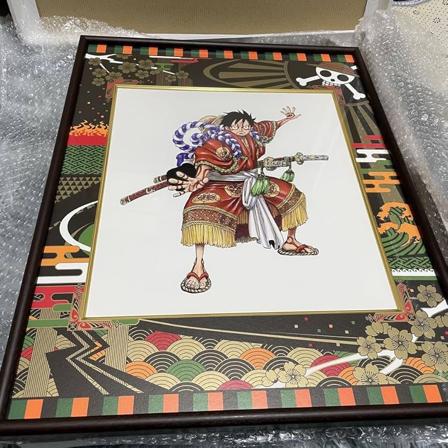 ONE PIECE 和風原画 ワンピース 高級複製原画風 A2サイズ ワノ国 侍