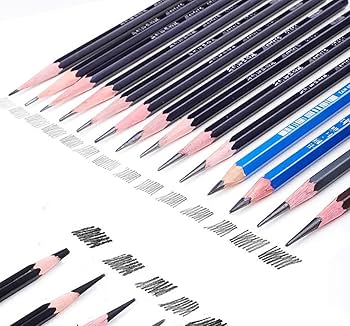 Amazon | スケッチ鉛筆セット 2H/B/2B/3B/4B/5B/6B/7B/8B/10/B/12B/15B