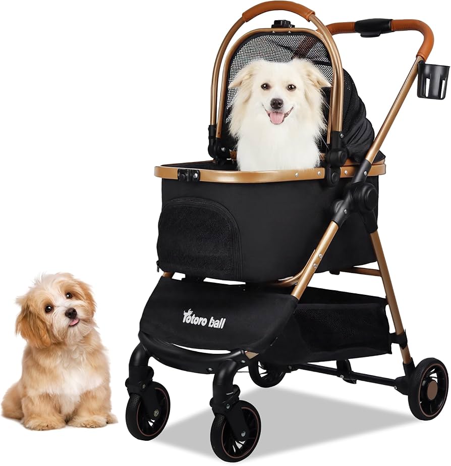 Amazon.co.jp: Totoro ball ペットカート 犬 バギー 4輪 犬用かーと