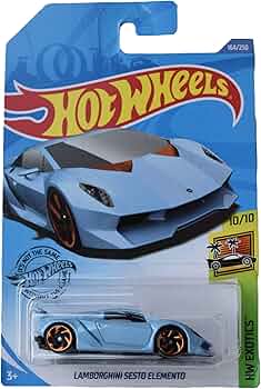 Amazon.com: Hot Wheels Sesto Elemento 164/250, Blue : Toys & Games