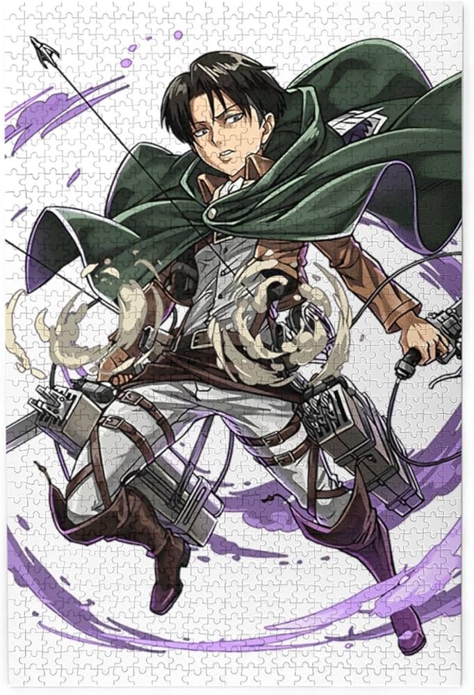 Amazon.co.jp: 1000ピース ジグソーパズル 進撃の巨人 リヴァイ