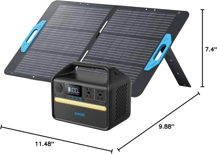 Amazon.com : Anker 535 Solar Generator, Powerhouse 512Wh with 100W