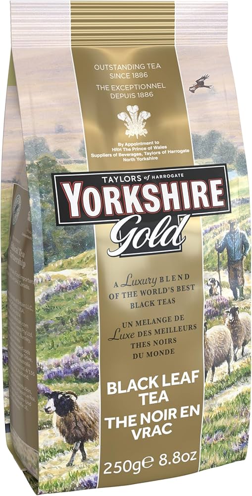 Amazon.com : Yorkshire Tea, Gold, Loose Leaf Tea, Black Tea, 8.8