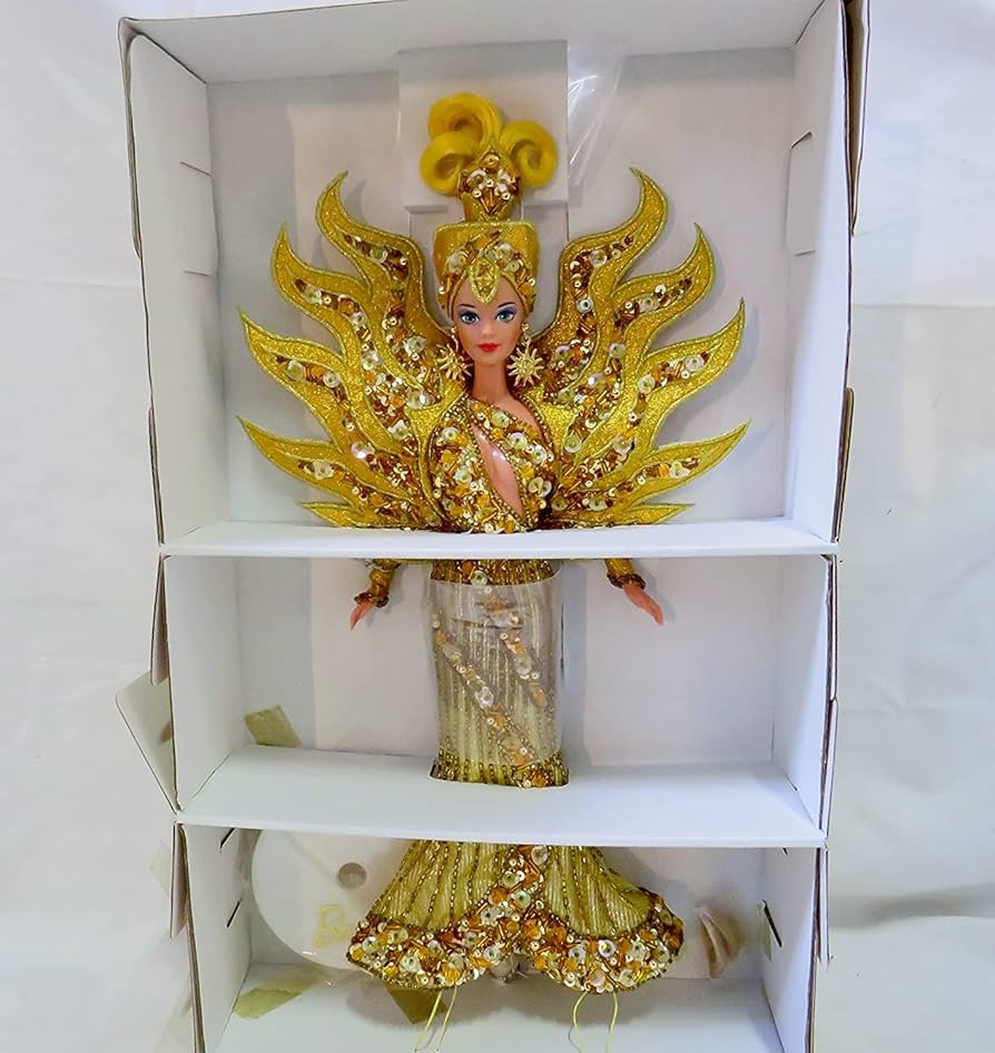 Amazon.com: Barbie Goddess of the Sun Bob Mackie (1995 Timeless