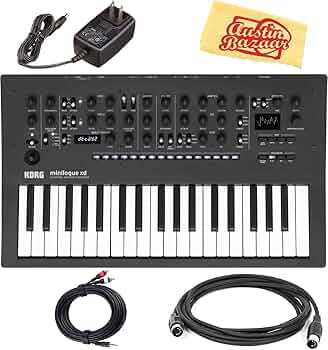 Amazon.com: Korg Minilogue XD Polyphonic Analog Synthesizer Bundle