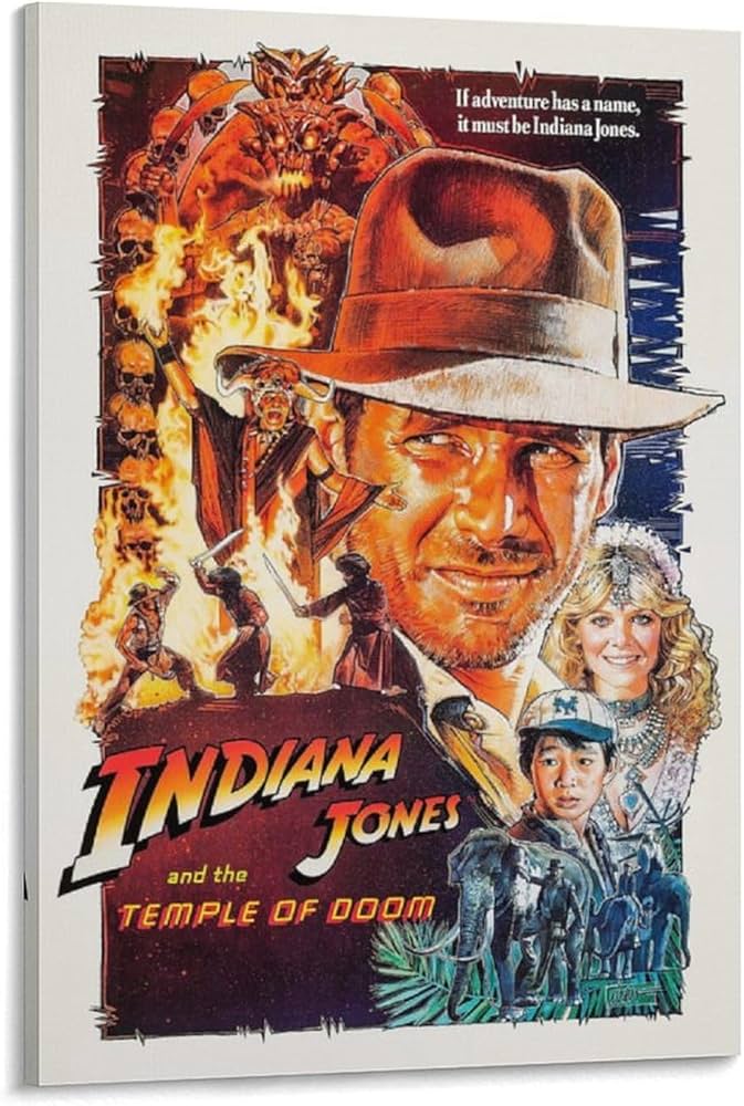 Amazon.co.jp: 映画ポスター 海外版 インディ・ジョーンズ魔宮の伝説