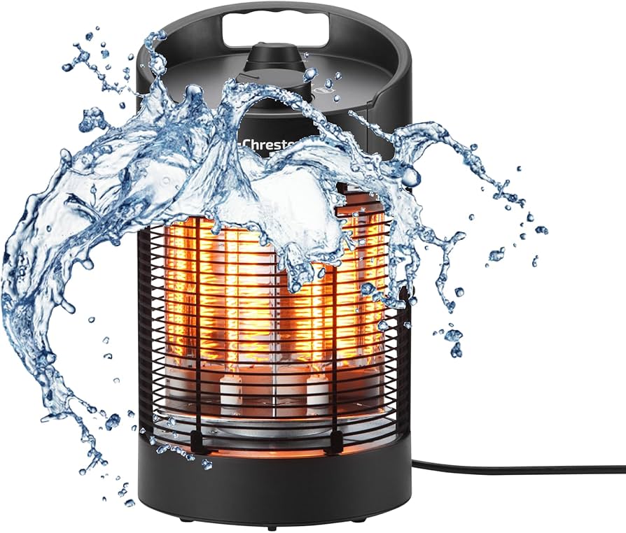 Amazon | 屋外使用可能 防水 遠赤外線ヒーター 触っても熱を感じにくい