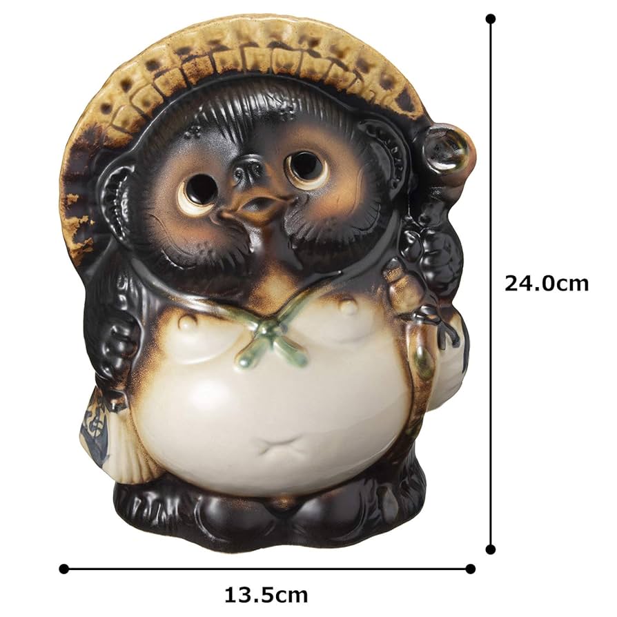 信楽焼開運、狸の置物 約23.5cmビンテージ 楽天市場】【ポイント3倍