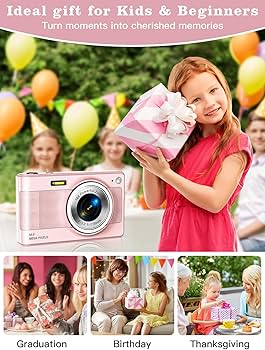 Amazon.com: Upgrade Kids Digital Camera - 56MP FHD 1080P with 16x
