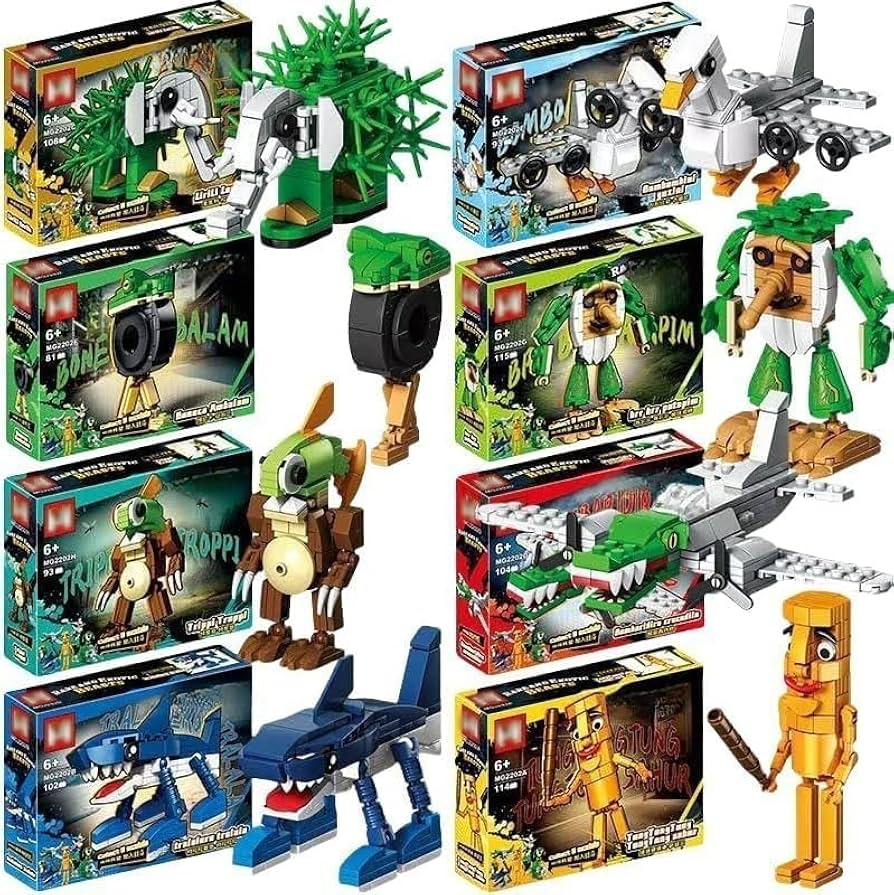 Amazon | イタリアンブレインロット 積み木 ブロック 子供 8個セット