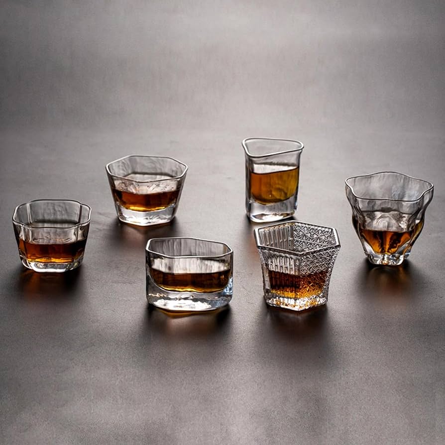 吹きガラス盃 猪口 吹きガラス盃 猪口