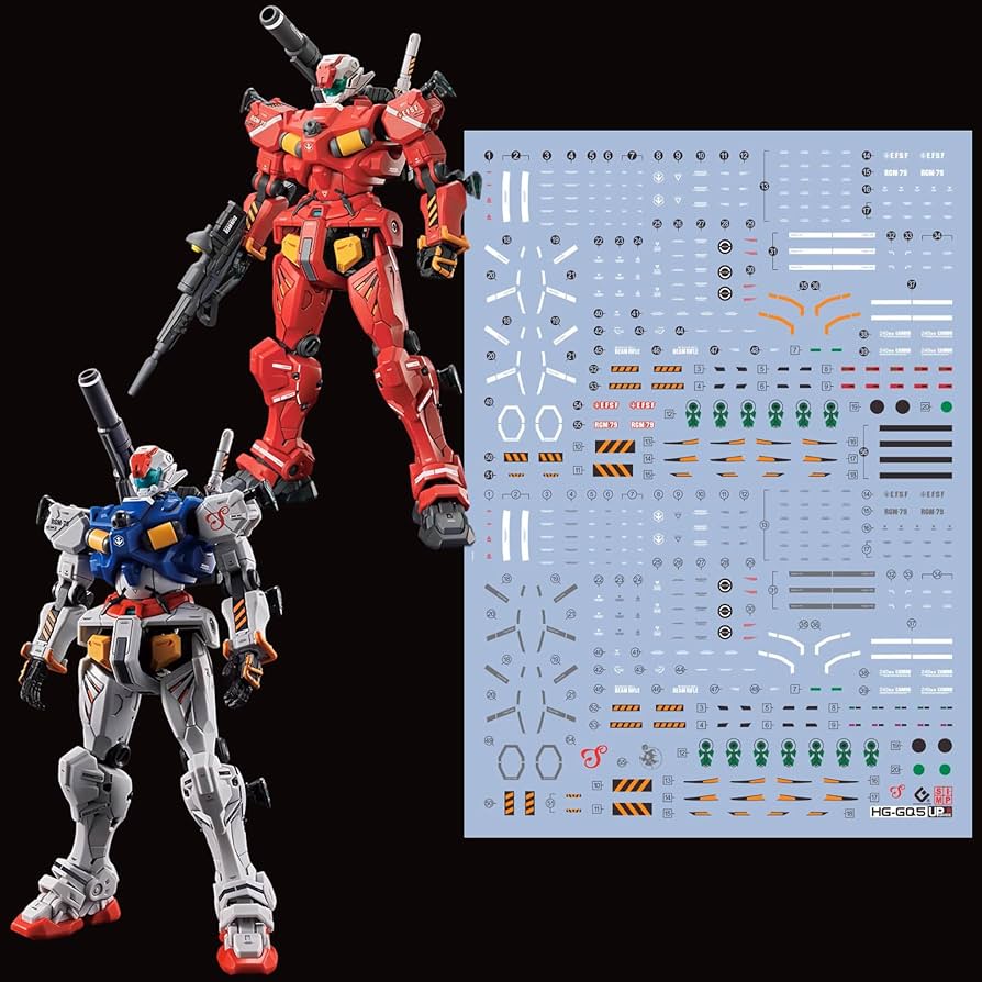 Amazon | ガンダム GQuuuuuuX シリーズ 対応 水転写式デカール 蛍光