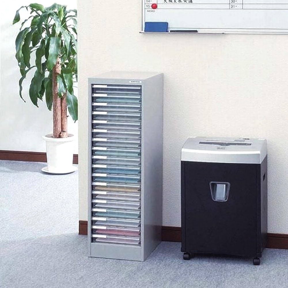 Amazon | ナカバヤシ アバンテV2 フロアケース A4 浅18段 ニューグレー