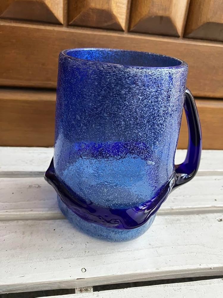 稲嶺盛吉 ビールジョッキ① 希少 稲嶺盛吉 刻印 作家物 グラス 琉球