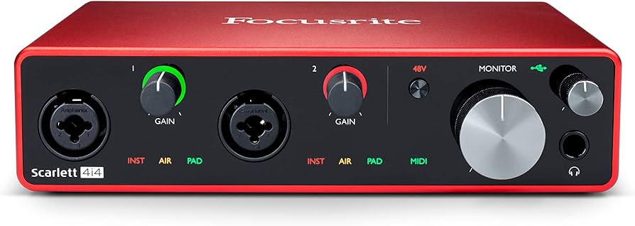 Focusrite Scarlett 2i4 オーディオインターフェイス Amazon.co.jp