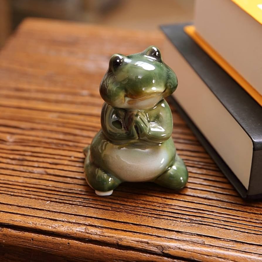 Amazon.co.jp: カエル 置物 6匹のカエル 庭 陶器 ガーデンオーナメント