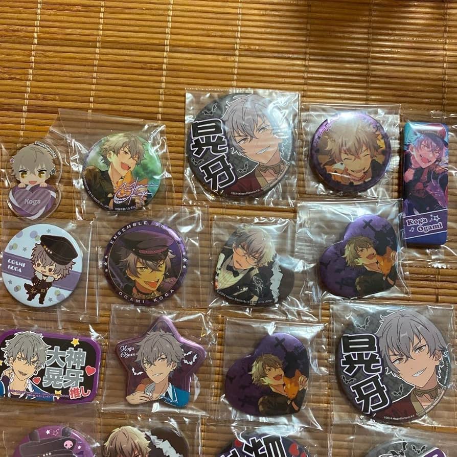 大神晃牙 あんスタ ホワイトデー 缶バッジ ハート型缶バッジセット x70