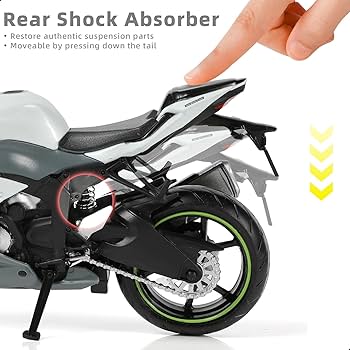 Amazon.com: Risopen 1:12 Motorcycle Model Toy for Kawasaki Ninja