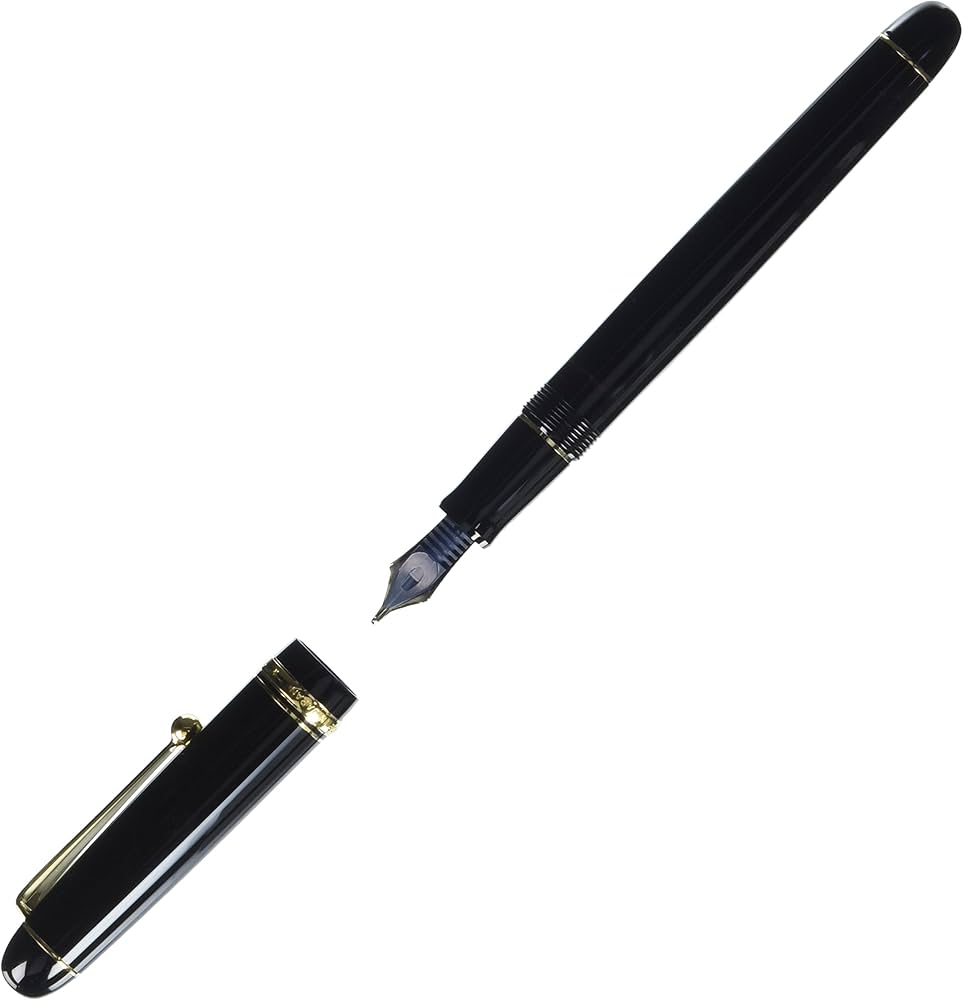 Amazon | パイロット 万年筆カスタム74 ブラック太字 FKK1000RB-B