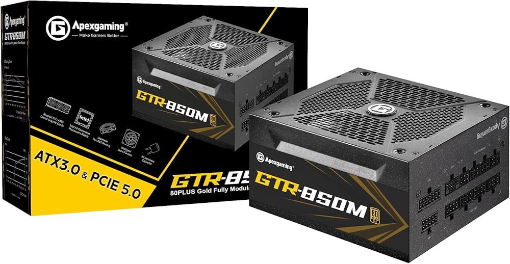 電源ユニット PSU APEX GAMING GTR 850 M 80 GOLD Apexgaming GTR-850M