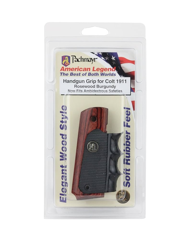 中古◇パックマイヤー ウッド &ラバーグリップ M1911 コルトガバメント