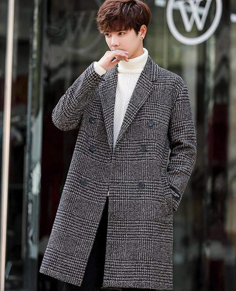 TICCA チェック柄 ダブルコート チェスターコート TICCA（ティッカ）の