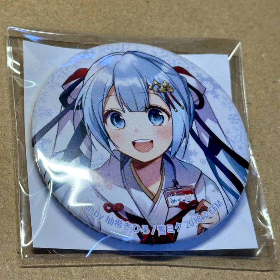Amazon.co.jp: SNOW MIKU 雪ミク 2018 特典 缶バッジ : おもちゃ