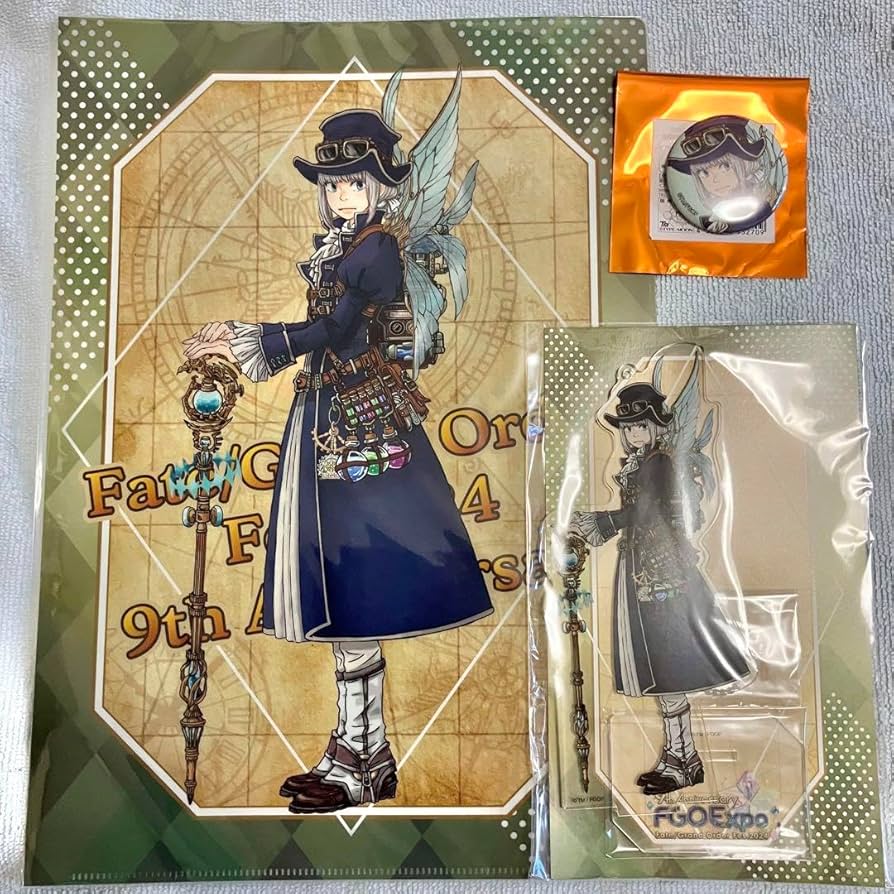 FGO AGF 2022 ホワイトデー クリアファイル オベロン マーリン FGO AGF