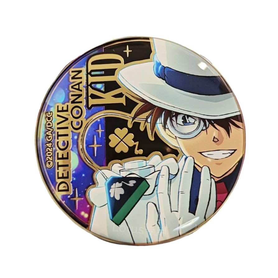 名探偵コナン 怪盗キッド BIG 缶バッジ コナンプラザ ノベルティ 特典