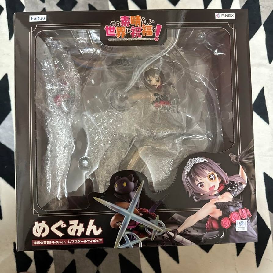 このすば めぐみん 薔薇ドレスフィギュア めぐみん 漆黒の薔薇ドレス