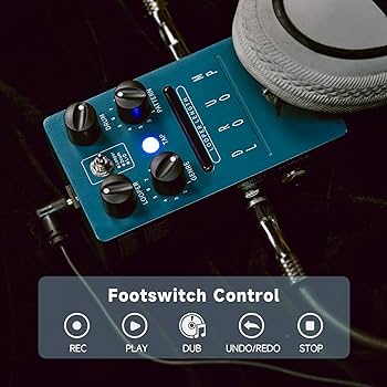Amazon.com: FLAMMA FS01 Drum Machine & Phrase Loop Pedal Guitar