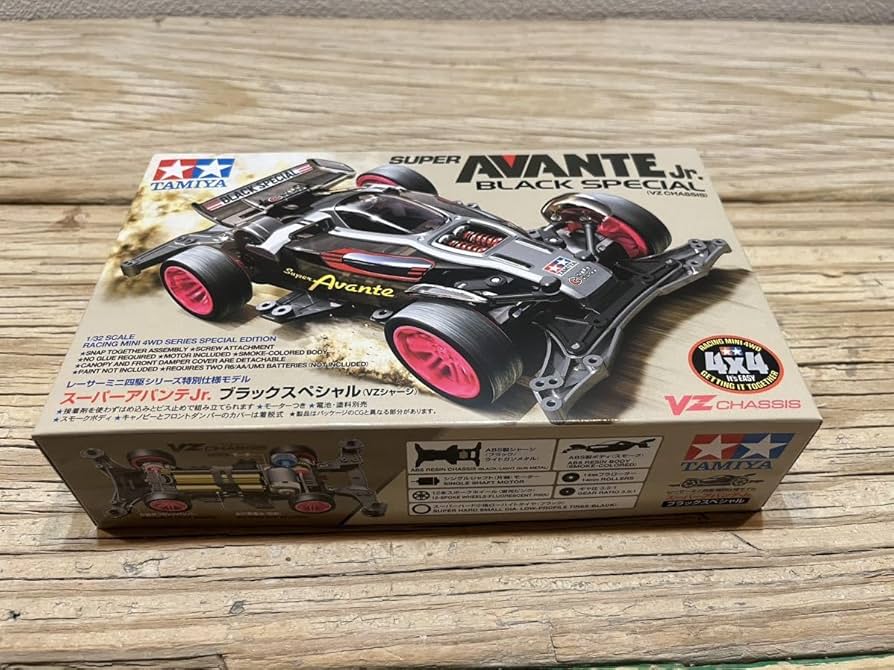 Amazon | ミニ四駆 タミヤ スーパーアバンテJr. ブラックスペシャル VZ