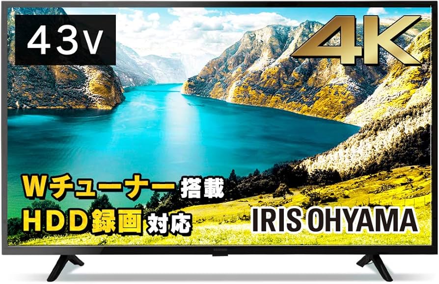 Amazon | アイリスオーヤマ 43型 4K対応 液晶 テレビ 43インチ
