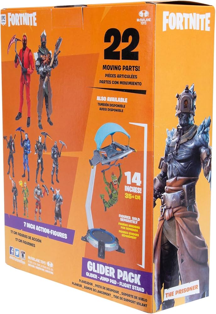 Amazon.co.jp: McFarlane Toys Fortnite Prisoner 7-inch Action