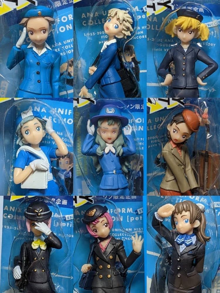 Amazon | ☆1955～2005年ANA制服フィギュア全9種セット☆「ANA