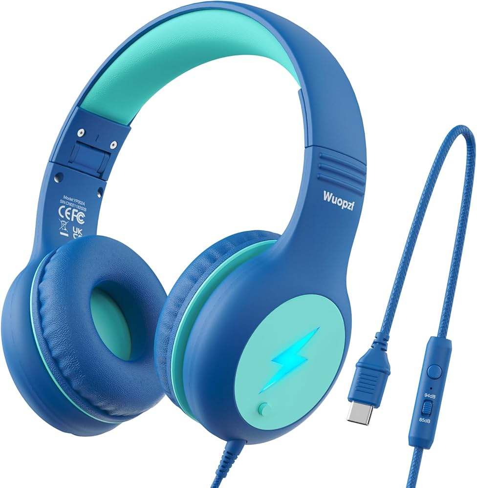 Amazon.co.jp: Wuopzf キッズ USB C ヘッドフォン 学校用 2025年