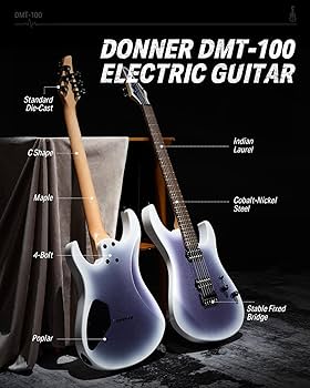 Amazon.com: Donner Solid Body Electric Guitar, 39 Inch Metal