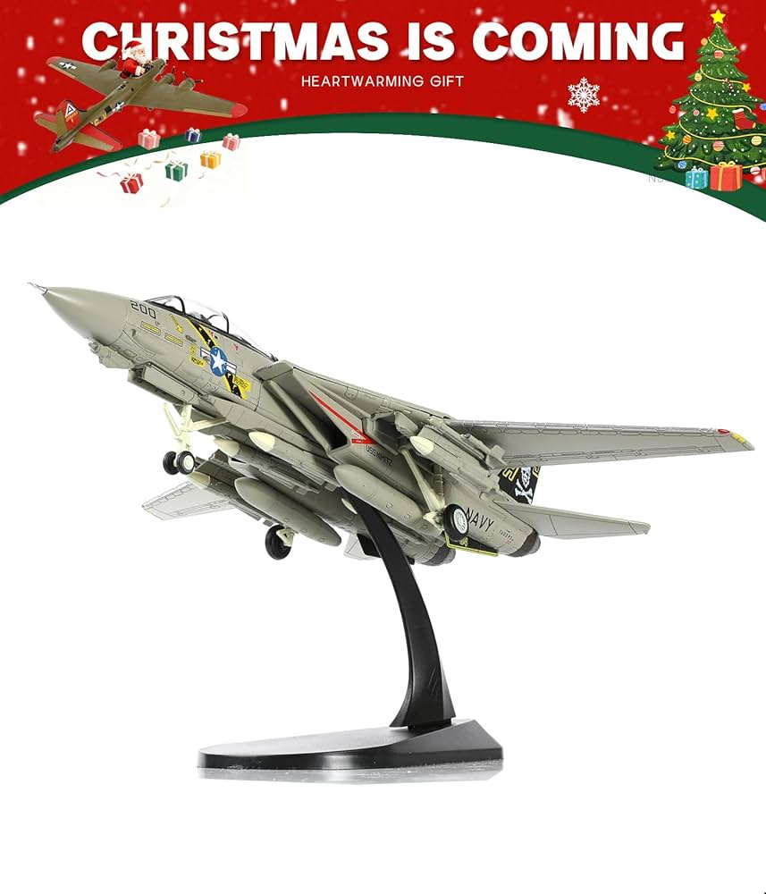 Amazon.co.jp: NUOTIE 1/100 F-14 トムキャット戦闘機 模型 戦闘機